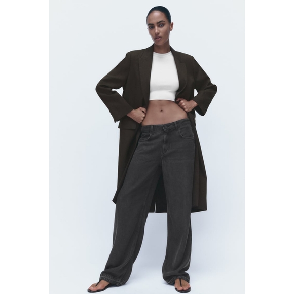 Zara linen blend coat - Picture 7 of 12